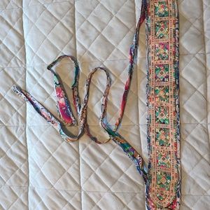 Johnny Was wrap around tie belt